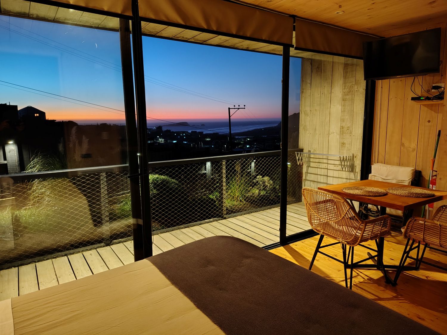 Terraza con vista al mar en Casalmar