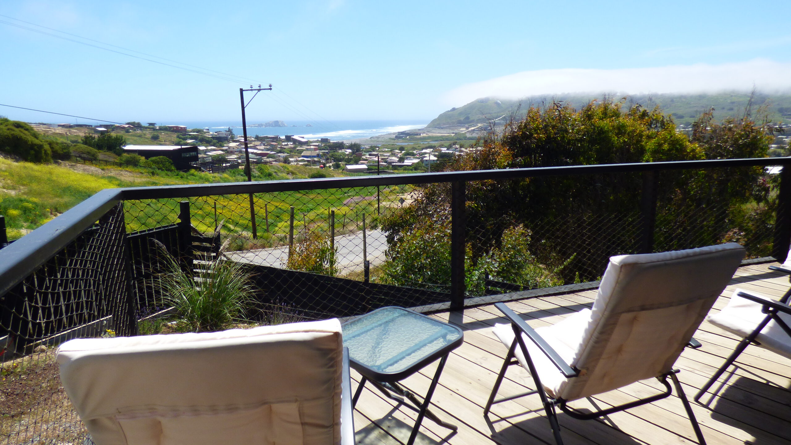 Vista al mar desde Casalmar Pupuya